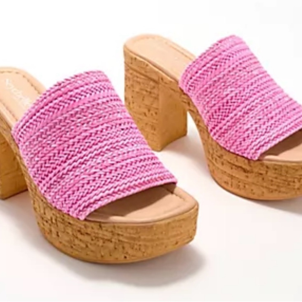 Seychelles Platform Sandals - Applause size 10